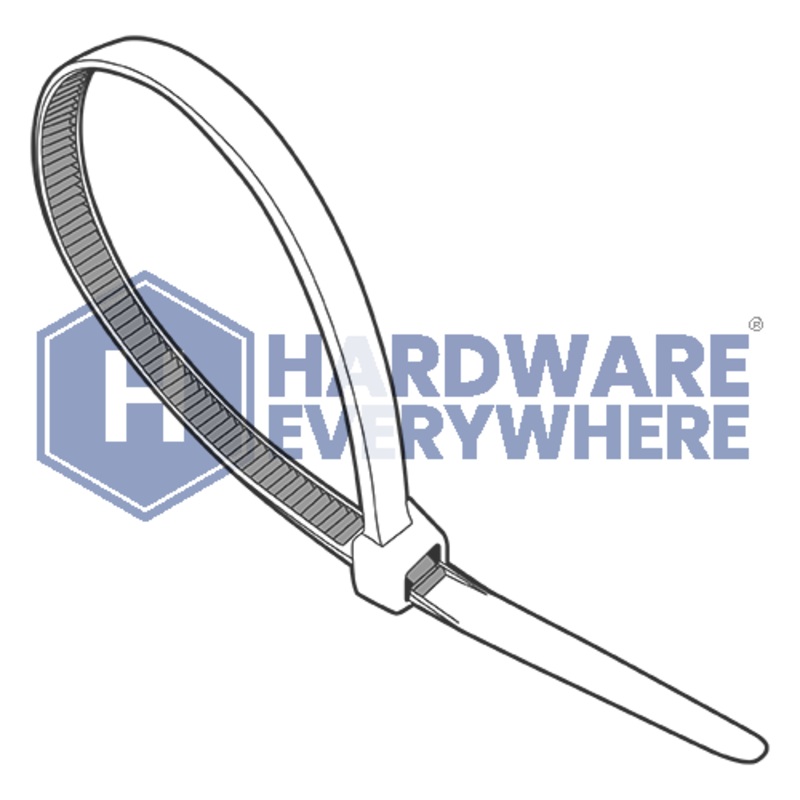 4 CABLE TIES / Nylon / Natural White
