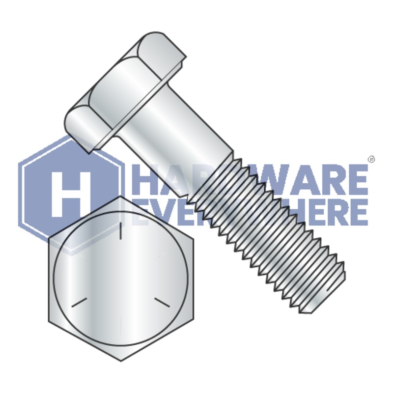 9/16-12 x 6 1/2 HEX CAP SCREWS / Grade 5 / Zinc