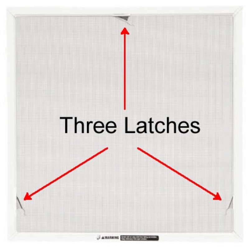 Andersen AX55 Awning Screen in White Color (1995 to Present)