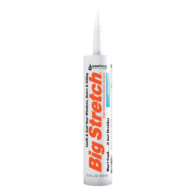 Big Stretch 10008 Elastomeric Sealant, Paste, Dark Brown, Water Base, 4 to 5 days Curing, 10.5 oz, Cartridge