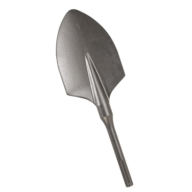 BOSCH HS1926 Spade, 5-3/8 in W Blade, Round Blade, 16 in OAL, SDS-Max Shank, Steel