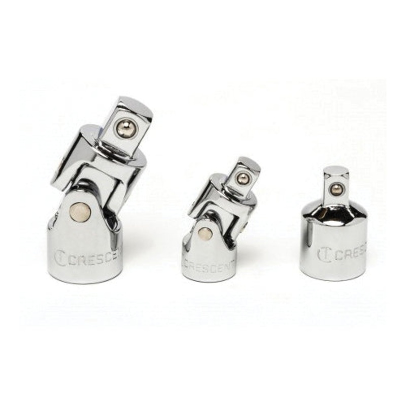 CRESCENT CDTA14C Universal Joint and Adapter Set, 1/4 in, 3/8 in Drive, 2 -Piece