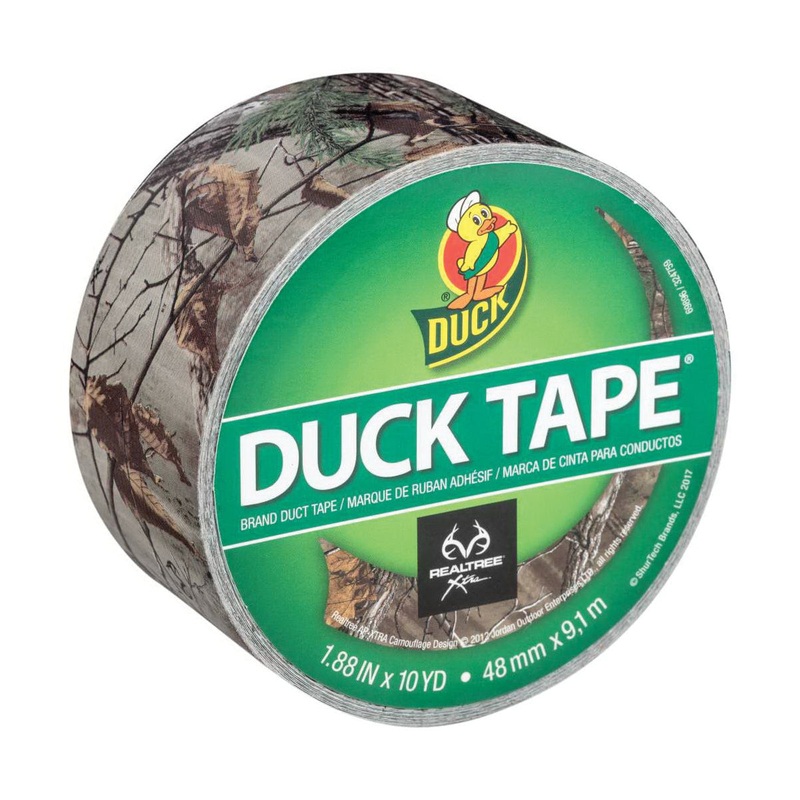 DUCK Realtree 241744 Duct Tape, 9 mil Thick, 1.88 in W, 10 yd L, Camo
