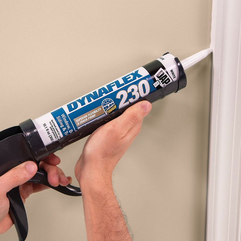 DYNAFLEX 230 7079818418 Premium Elastomeric Sealant, Paste, Brown, Very Mild, Acrylic Polymer Base, 10.1 fl-oz