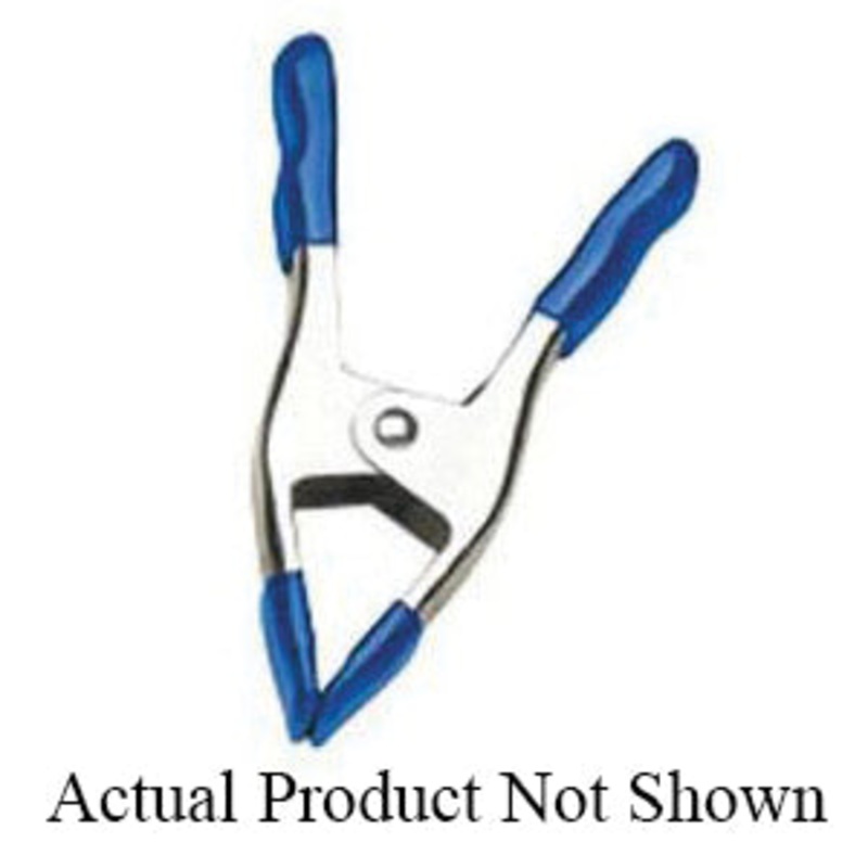 IRWIN QUICK-GRIP 222601 Spring Clamp With Soft-Grip Pad, 1 in Jaw Opening, 3 in L, Metal Frame