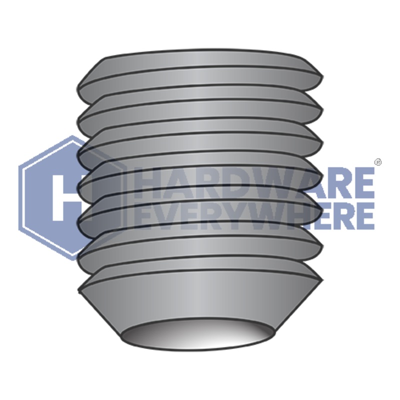 M10-1.5 x 25 METRIC SOCKET SET SCREWS / Steel / Black Oxide