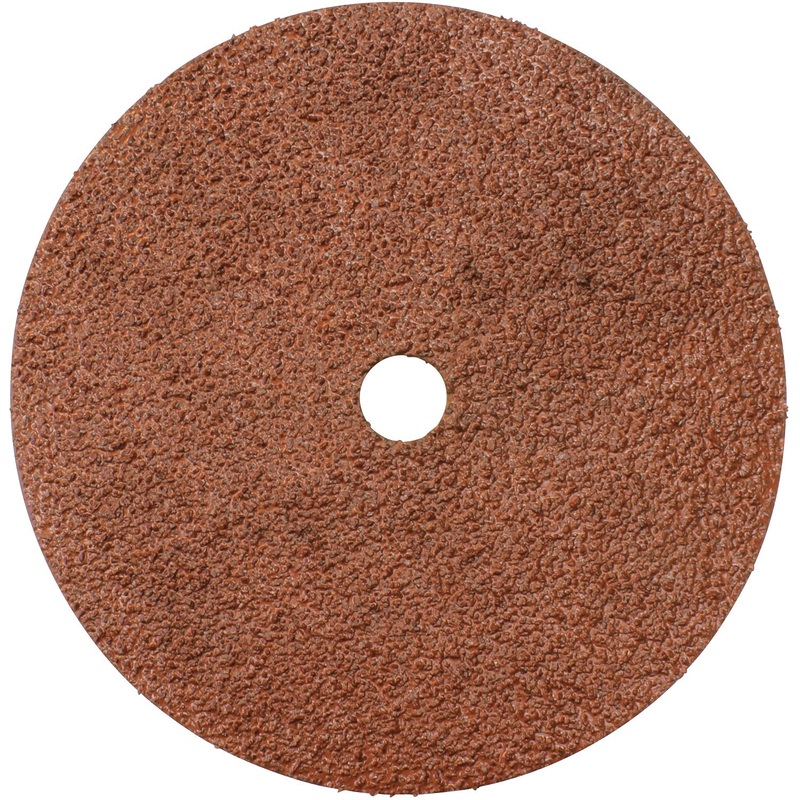 Makita 742107-A Abrasive Disc, 5 in Dia, 1/2 in Center Hole, 36 Grit, Arbor Attachment