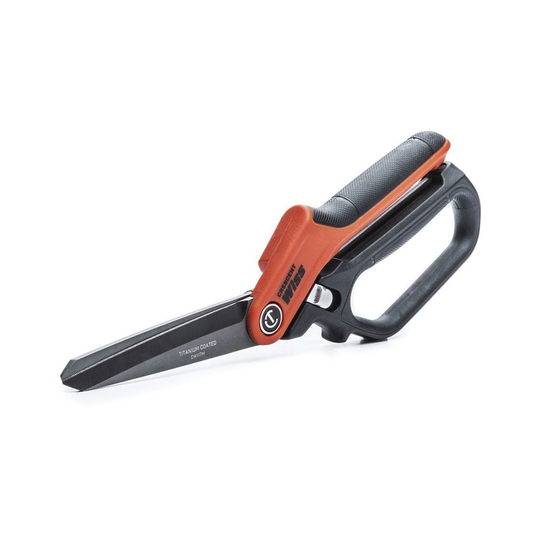CRESCENT Wiss Tradesman CW11TM Heavy-Duty Shear, 11 in OAL, 4 in L Cut, Precision Cut, Stainless Steel Blade
