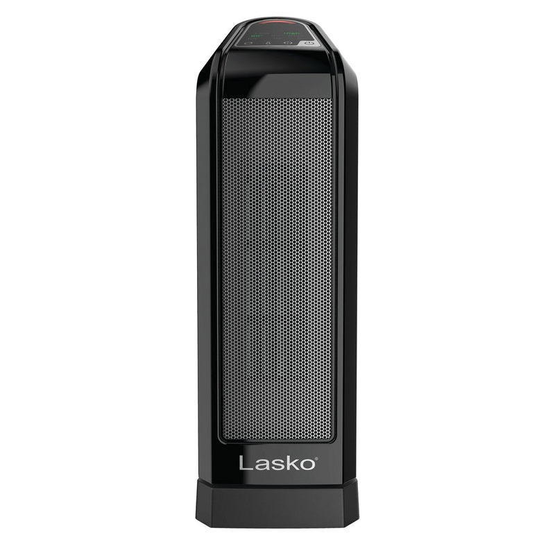 Lasko CT16558 Electronic Ceramic Tower Space Heater with Touch Control, 2-Heat Setting