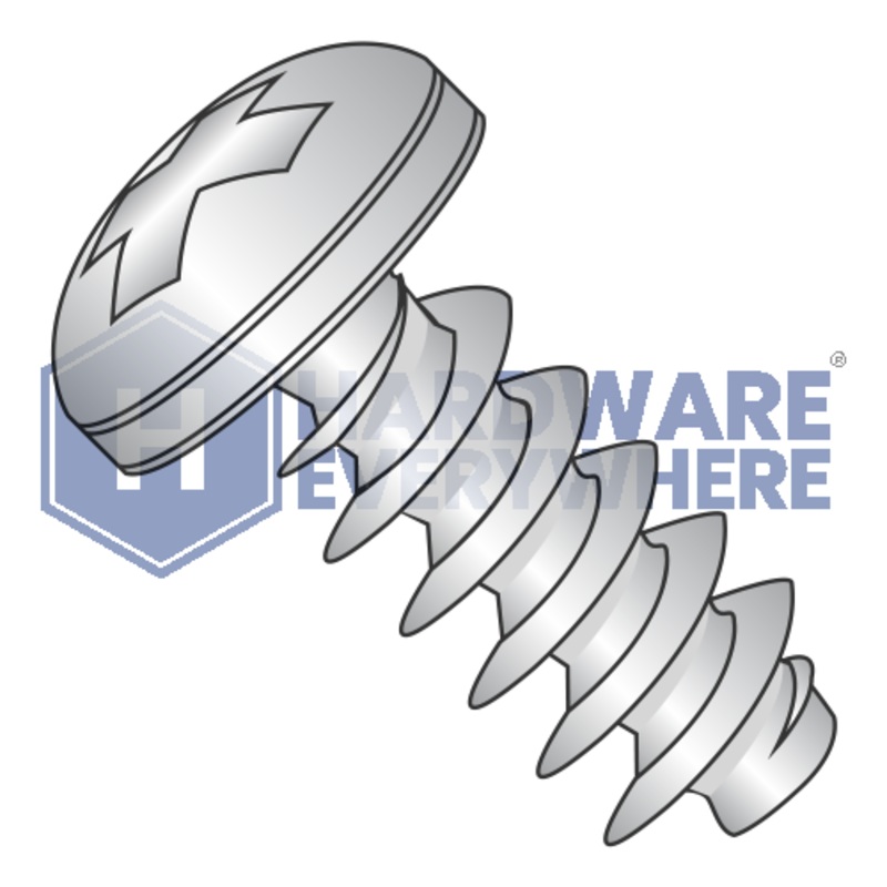 M2.2 x 6 METRIC THREAD FORMING SCREWS / Phillips / Pan Head / A2 Stainless / Plain