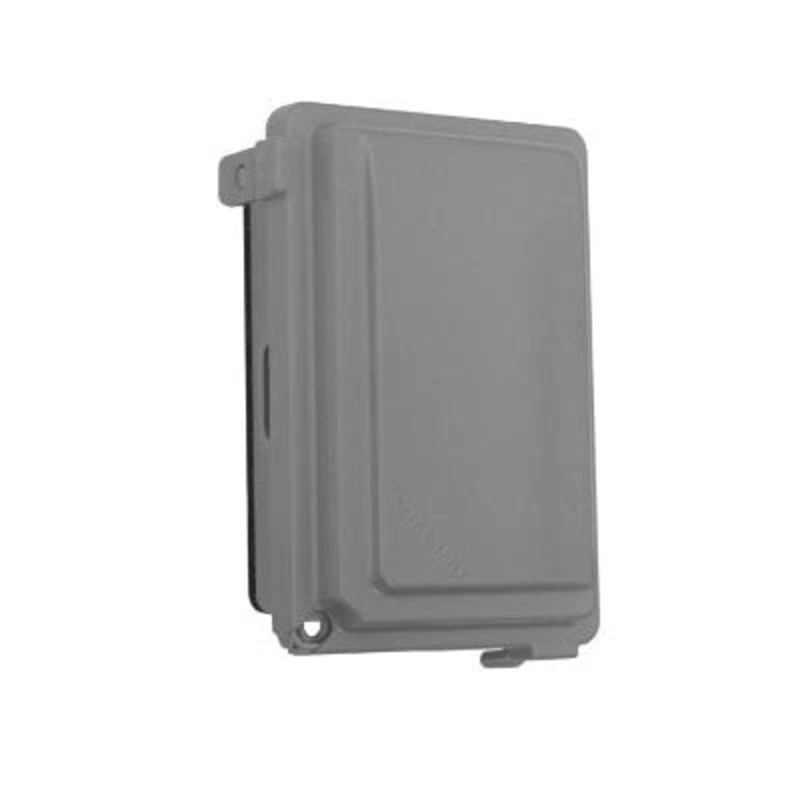 Sigma 14434M While-In-Use Receptacle Cover, 1 -Gang, 3 -Outlet, Metal Cover