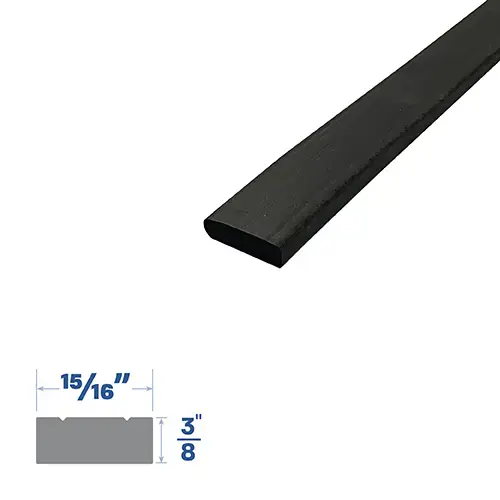 Brixwell 3225N Rubber Threshold (15/16" by 3/8")