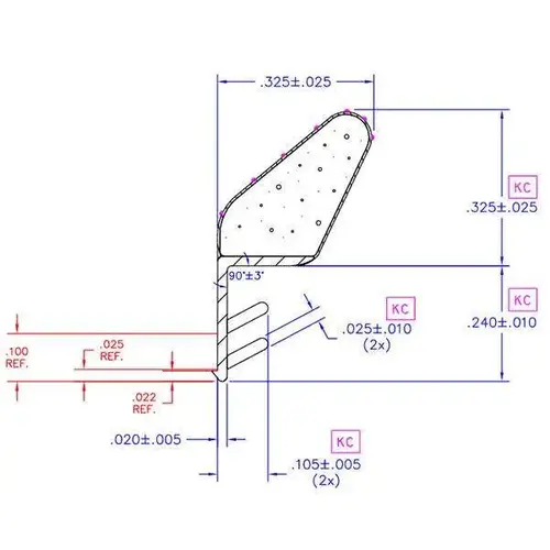 Brixwell 63-703brn Brown Weatherseal .320 Kerf