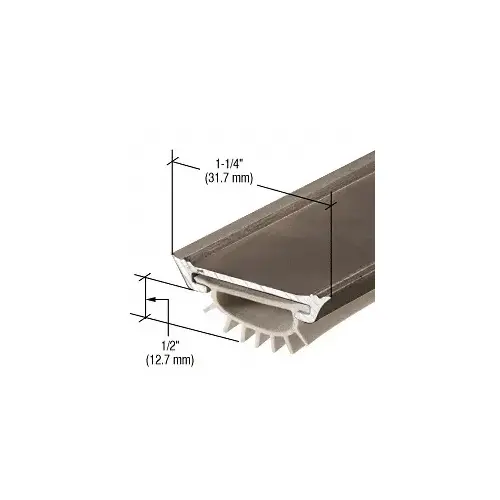 CRL 25VRD36 Aluminum Door Bottom Seal - 36" (914 mm) Dark Bronze Anodized
