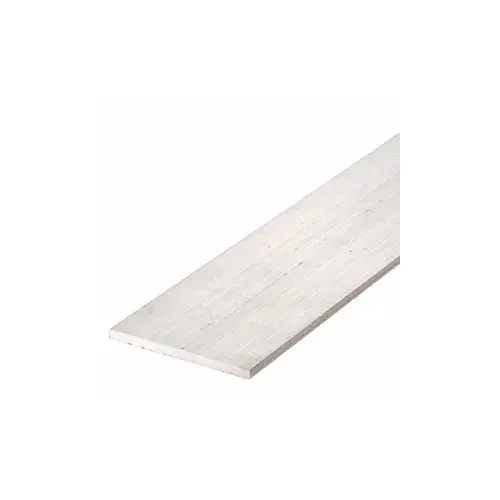 CRL 304A84 84" Aluminum Finish Astragal 2" x 1/8" Flat Bar Mill