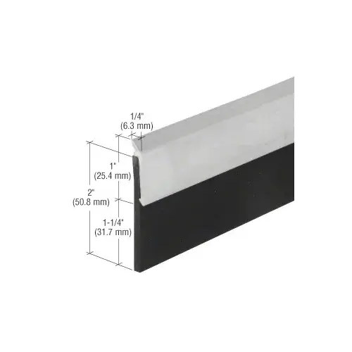 CRL 33N2A32 Aluminum Heavy-Duty Door Sweep - 32"