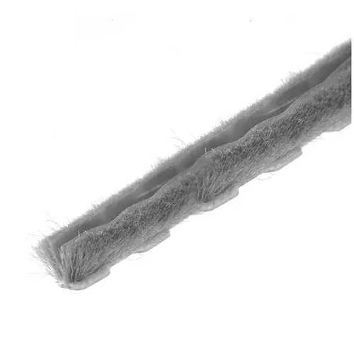 CRL Z78374C-CCP4 Zipper Pile Weatherstrip .270" Backing - .450" Pile Height -  4 inch Sample