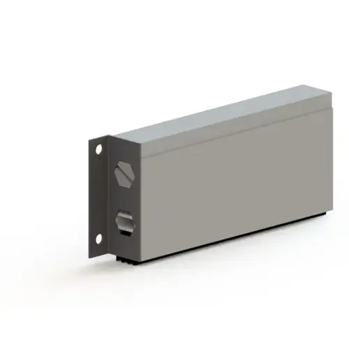 Hager 740SCLR36N 36" Neoprene Surface Automatic Door Bottom Clear Anodized Aluminum Finish