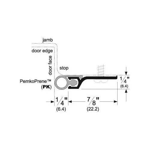 Pemko 303DPK-72X84 Standard Perimeter Gasketing