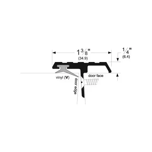 Pemko 355CV-96 T Style Astragal