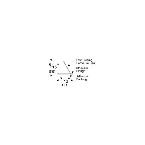 Pemko S44D-20 Adhesive Perimeter Gasketing