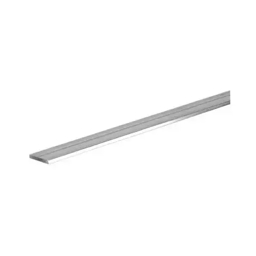 Boltmaster 11285 Aluminum Flat Bar 0.125" X 0.5" W X 3 ft. L Weldable Mill