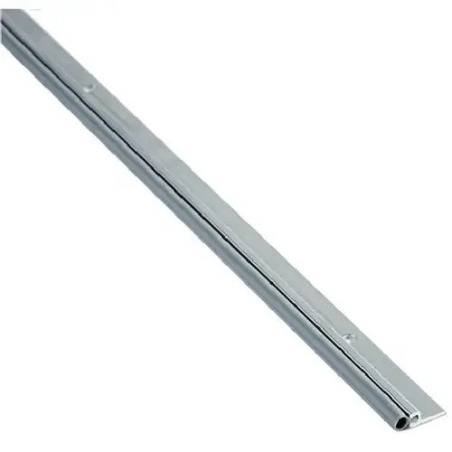 National Guard Products 155V 36X84 One 36" and Two 84" Vinyl 3/16" Gray Perimeter Seal Clear Anodized Aluminum Finish