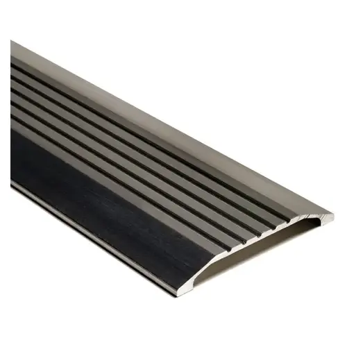 National Guard Products 424 36IN Saddle Threshold, 1/2" H x 4" W x 36" L, Milled Aluminum