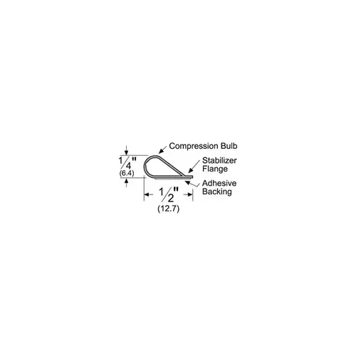 Pemko S88GR20 Adhesive Perimeter Gasketing