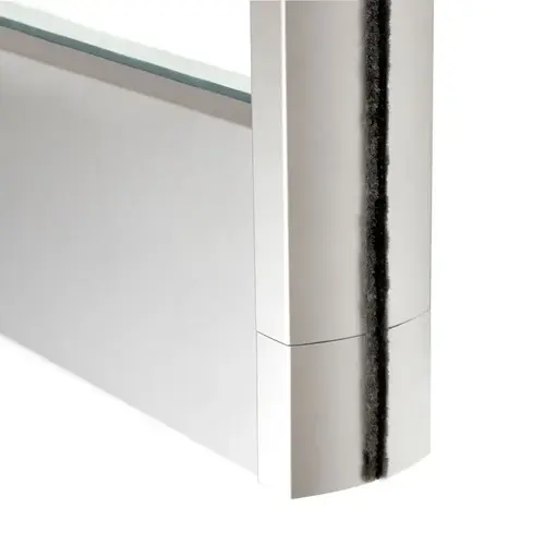 FHC VDS12SA Vertical Door Stile Kit for 1/2" and 9/16" Glass - 119-3/4" Length - Satin Anodized