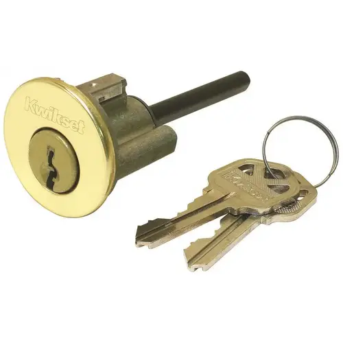 Kwikset 15843-3 660 Replacement Cylinder Polished Brass
