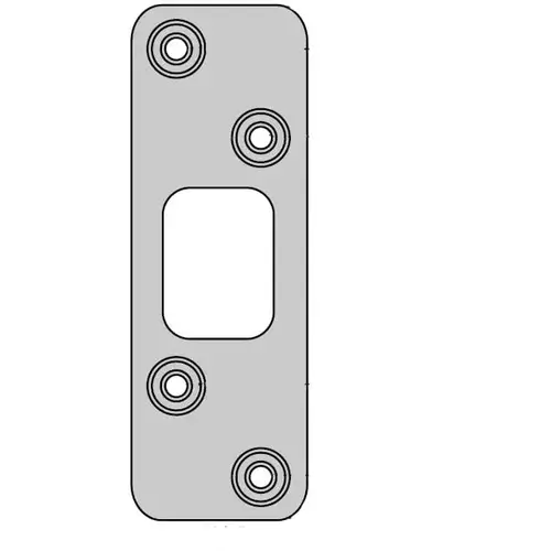 Kwikset 83223-15 Deadbolt Strike, Satin Nickel