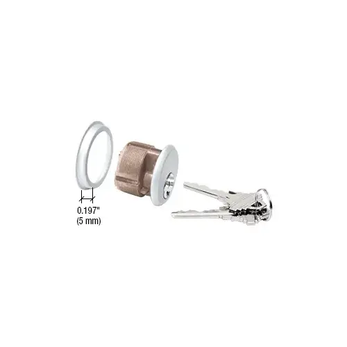 Schlage DL2170SCKDA Aluminum Single Mortise Cylinder with 'C' Keyway and Keyed Randomly