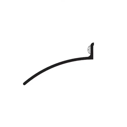 Zero 142D40 40" (3' 4") Rain Drip Perimeter Seal Dark Bronze Anodized Finish