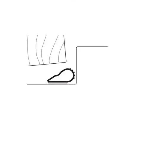 Zero 488S-BK-24 Silicone Seal Weatherstripping