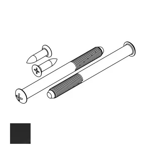Kwikset 81247-BLK Deadbolt Screw Pack Black