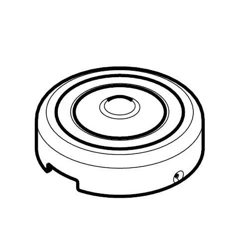 Kwikset 82215-15A Handleset Interior Screw Cap Cover, Satin Nickel Blackened