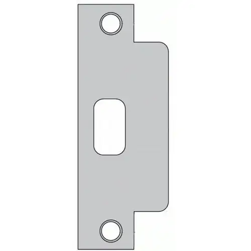 Kwikset 83846-514 Plainlatch and Deadlatch Strike, Iron Black