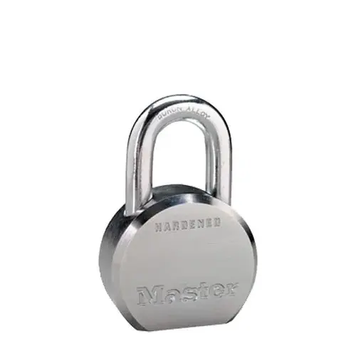 Master Lock 6230KALH 10G235 2-1/2 inch Solid Boyd Padlock with 2 inch Shackle Chrome