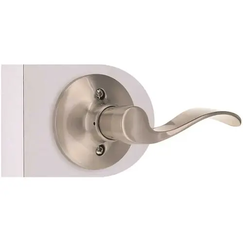 Shield Security LC2X204B Wave Dummy Door Lever Right Handed Satin Nickel