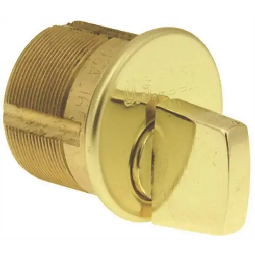 US Lock 7181TK1-03 Thumbturn Cylinder 1-1/8 in. Yale Cam Brass