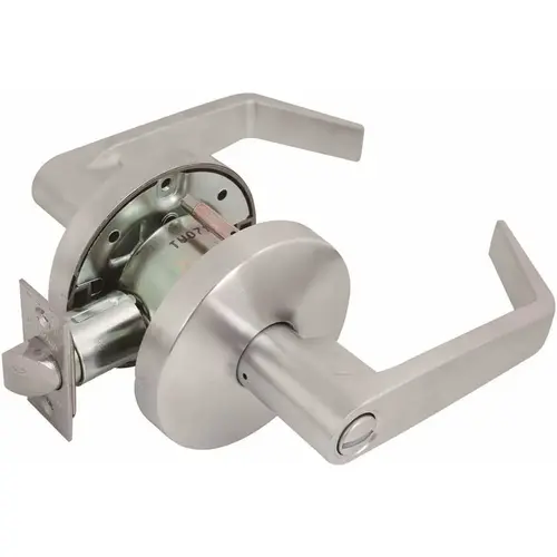 US Lock USX2050L26D 2050 GR2 Privacy Bed/Bath Door Lever US26D 2-3/8 in. Backset Satin Chrome