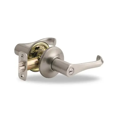 Yale Residential 771WL-SP-15-01421-02000 Woodland Entry Lever, Satin Nickel