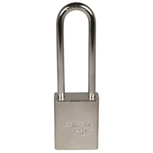 American Lock A5202 5200 Series 1-3/4 in. Padlock Solid Steel Body KD Triple Satin Chrome