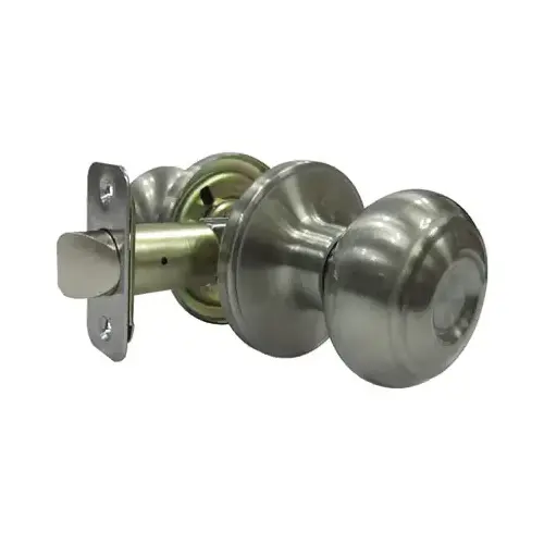 Faultless TGX230B Passage Door Knob Fancy Mushroom Satin Nickel Right Handed Satin Nickel
