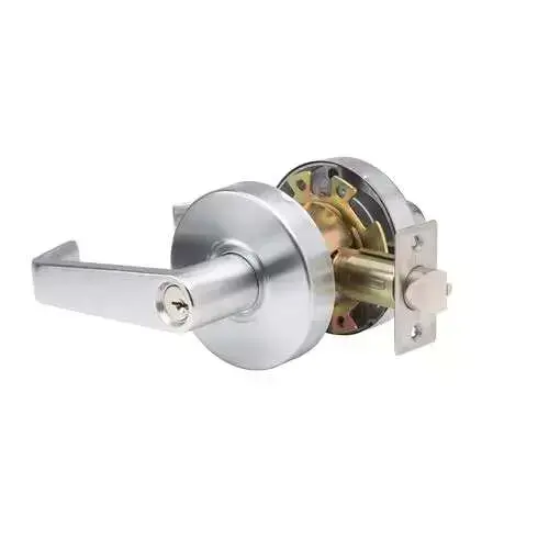 Imperial USA DL-LSV53-US26D LSV Saturn Standard Duty Brushed Chrome Grade 2 Commercial Cylindrical Entry Door Handle with Lock