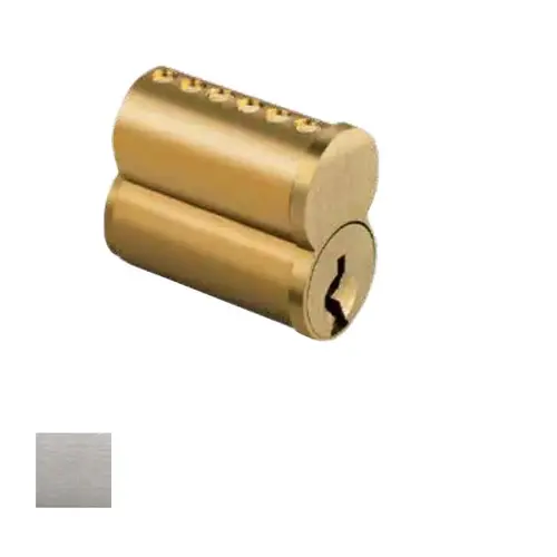 Kaba Ilco 28026-BA-26D-KA 6-Pin Small Format IC Core Satin Chrome
