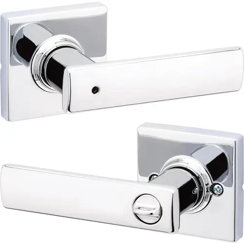 Kwikset 300BRNL-SQT-26-6AL-RCS 300BRNL SQT 26 6AL RCS Breton Privacy - Polished Chrome