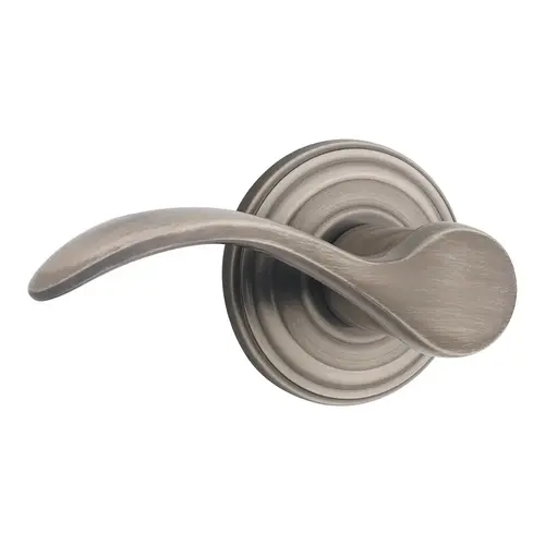 Kwikset 720PML-15A-6AL-RCS Pembroke Passage Lever Satin Nickel Blackened