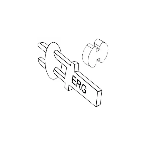 Marks HER1984-G IQ Tailpiece and Spacer Kit for 6 & 7-Pin Corbin LFIC